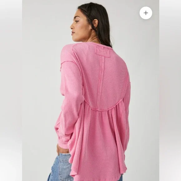 Free People Oh My Babydoll in Pink Carnation - Picture 9 of 9